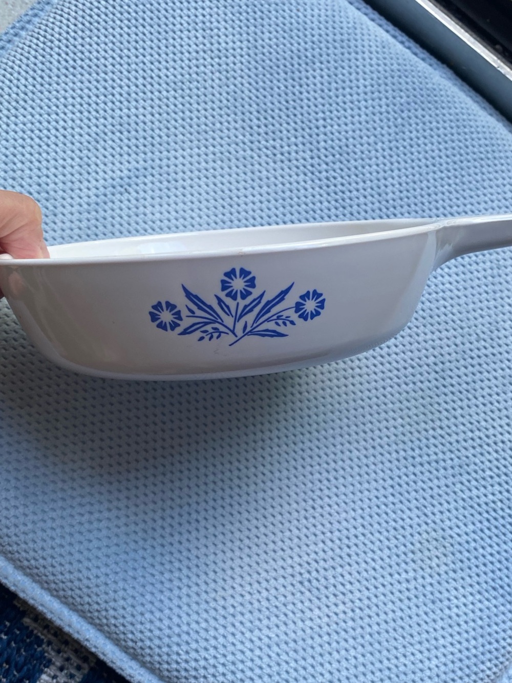 Vintage CorningWare Blue Cornflower 6.5 Menuette Skillet